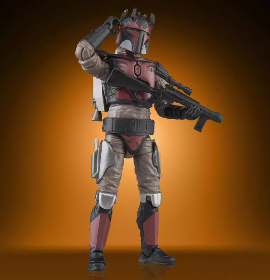 STAR WARS - AHSOKA - VINTAGE COLLECTION - SUPER COMMANDO MANDALORIANO - ACTION FIGURE 9.5CM - Immagine 2