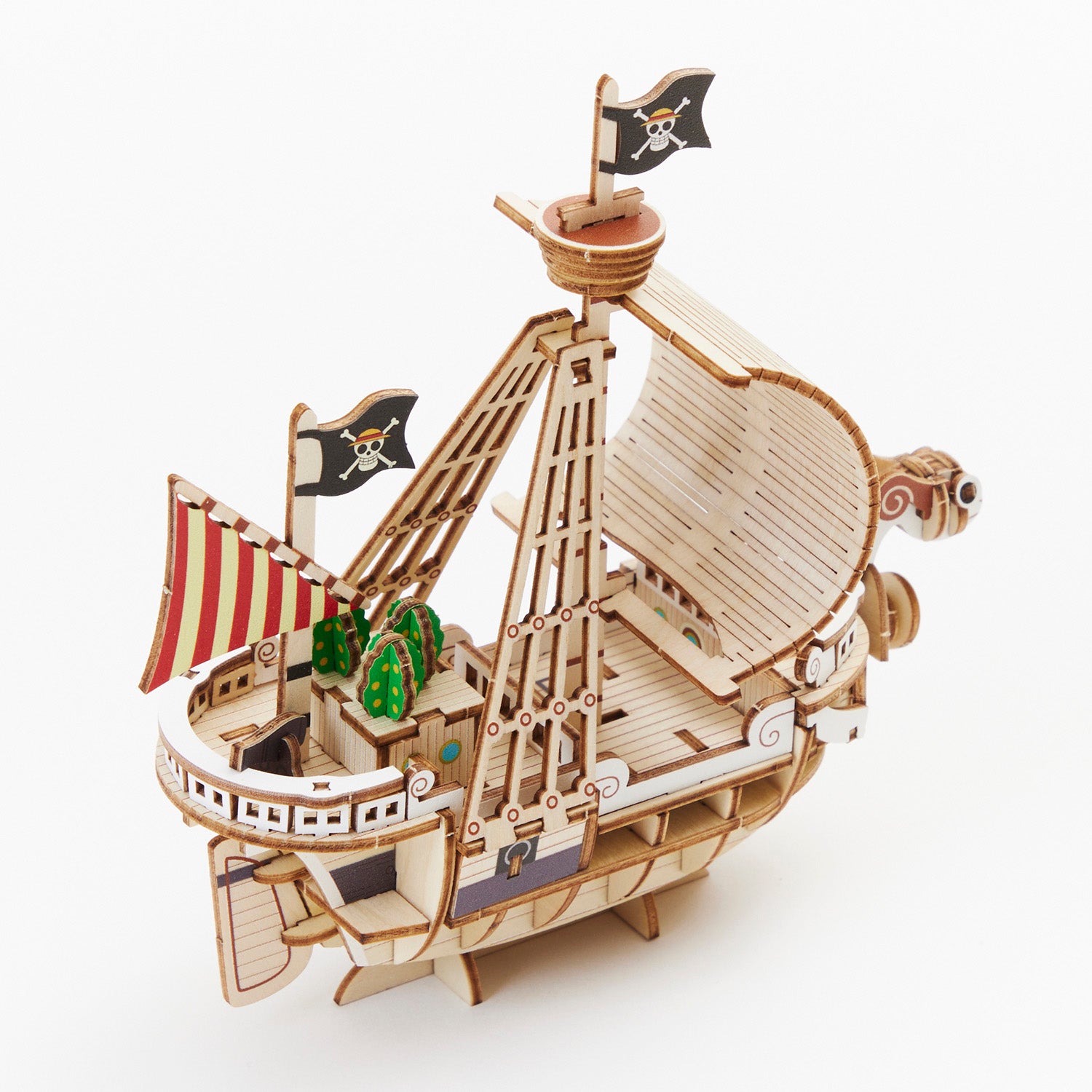 WB66007 - DIY PUZZLE BOAT - ONE PIECE - WA-GU-MI THOUSAND SUNNY - Immagine 3