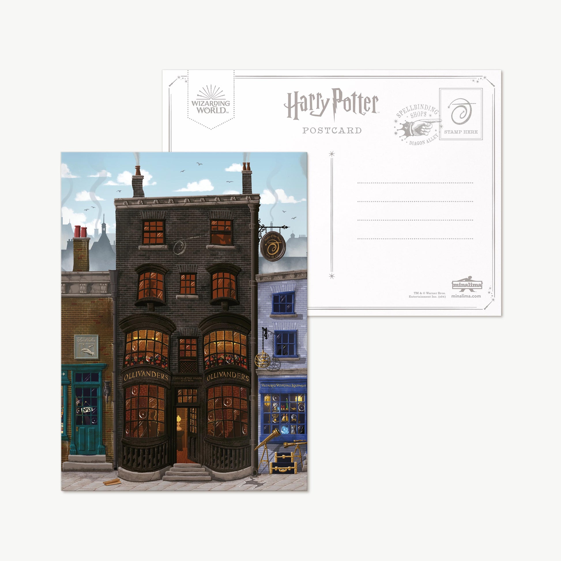 WWMPC02 - HARRY POTTER - SERIES 02: SPELLBINDING SHOPS DIAGON ALLEY - POSTCARD - Immagine 2