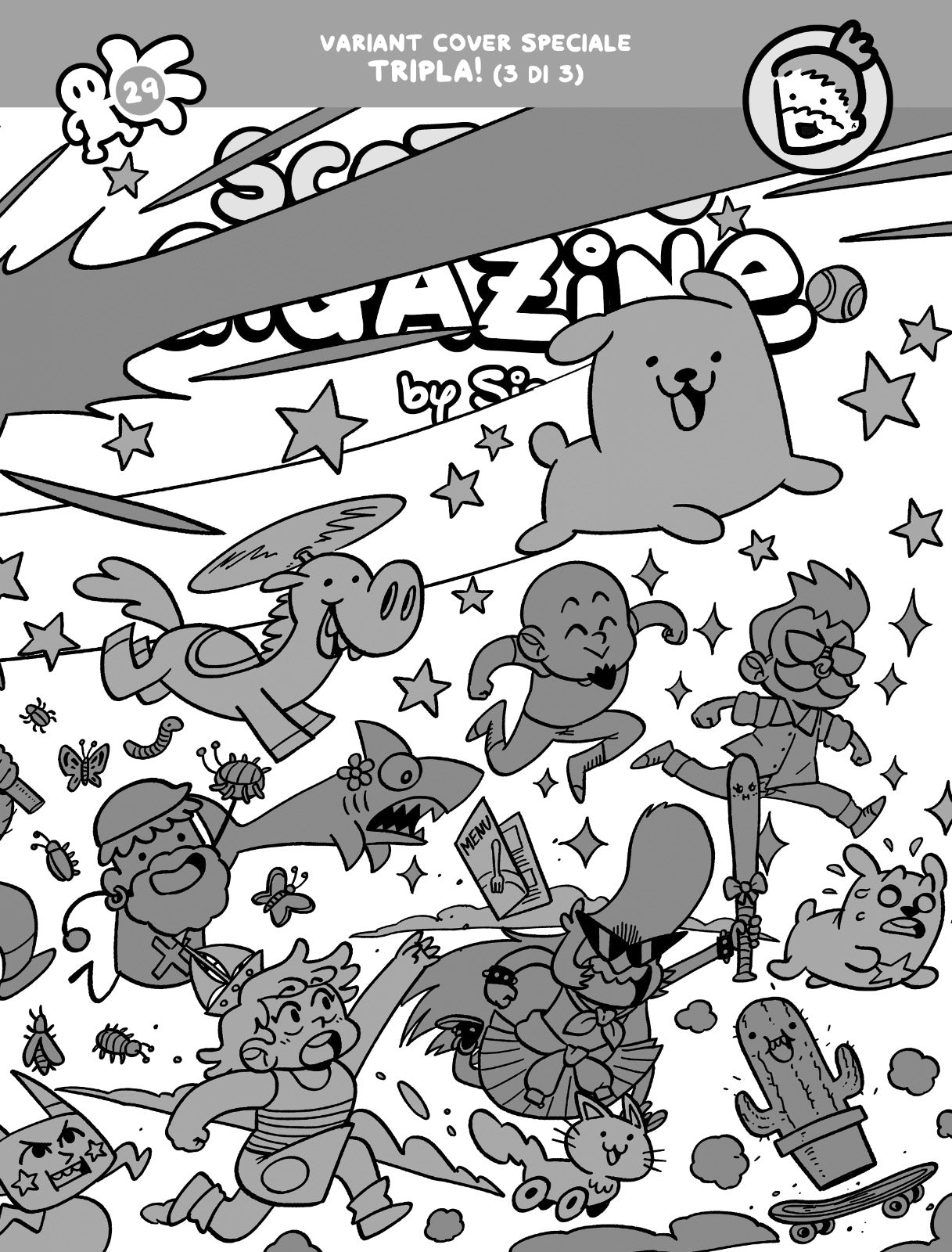 SCOTTECS GIGAZINE 29 - VARIANT LIMITATA ESCLUSIVA FUMETTERIE - 3 DI 3 - Immagine 2