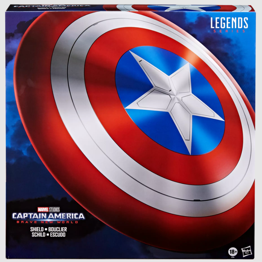 MARVEL LEGENDS - CAPITAN AMERICA - BRAVE NEW WORLD - SCUDO CAPITAN AMERICA REPLICA 1/1 - Immagine 2
