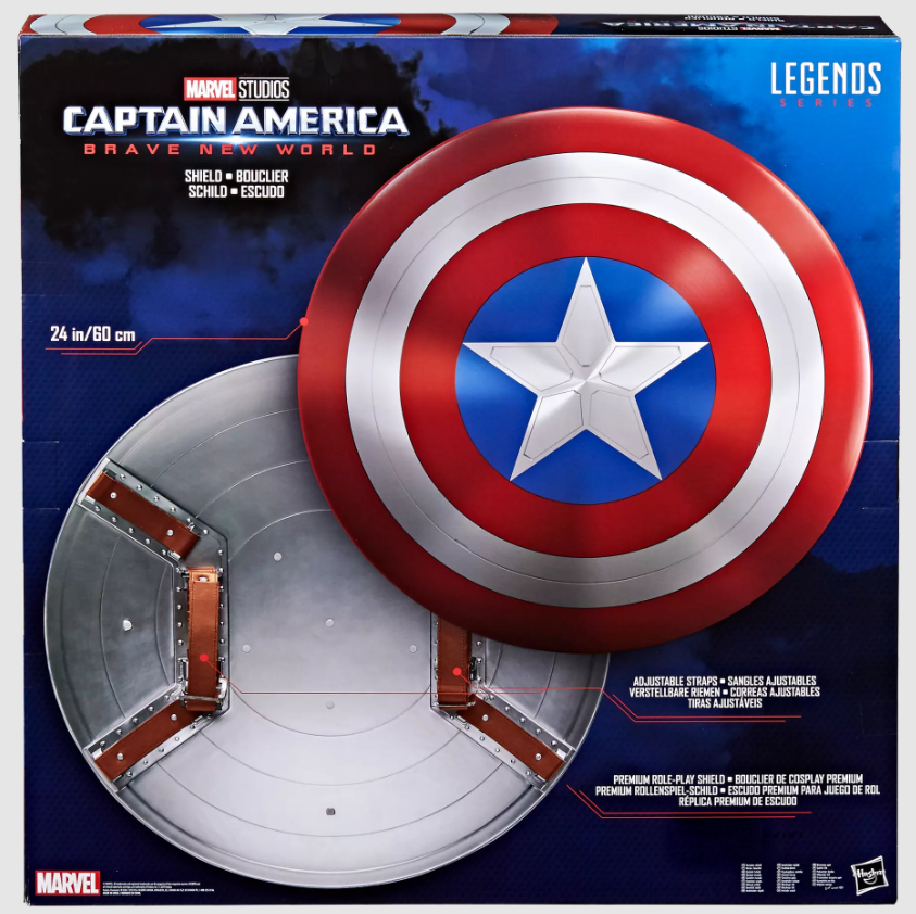 MARVEL LEGENDS - CAPITAN AMERICA - BRAVE NEW WORLD - SCUDO CAPITAN AMERICA REPLICA 1/1 - Immagine 3