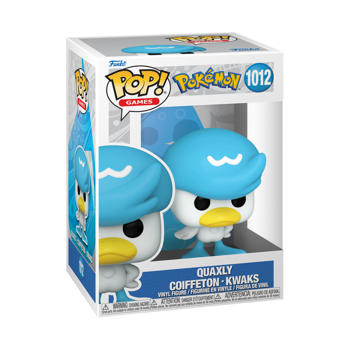 POKEMON - POP FUNKO VINYL FIGURE 1012 QUAXLY (EMEA) 9CM