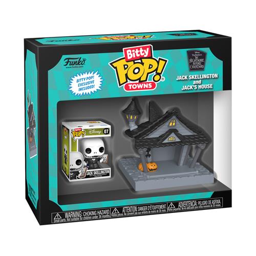 83683 - NIGHTMARE BEFORE CHRISTMAS - FUNKO BITTY POP RIDE VINYL FIGURE - JACK AT HOME