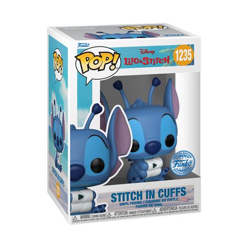 DISNEY: LILO & STITCH - POP FUNKO VINYL FIGURE 1235 STITCH IN CUFFS 9CM