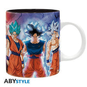 ABYMUG997 - DRAGON BALL SUPER - TAZZA 320ML - GOKU TRANSFORMATIONS