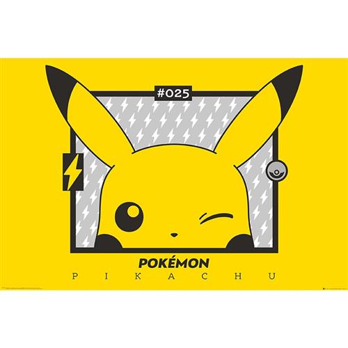 FP4989 - POKEMON - POSTER (91.5X61) - PIKACHU WINK