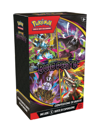 PK10422-I - POKEMON MEGAEVOLUZIONE M5 - BUNDLE 6 BUSTE BUIO PESTO