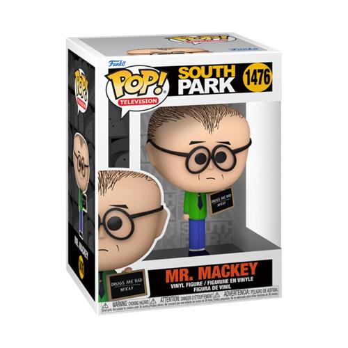 SOUTH PARK - POP FUNKO VINYL FIGURE 1476 MR MACKEY W/SIGN 9CM