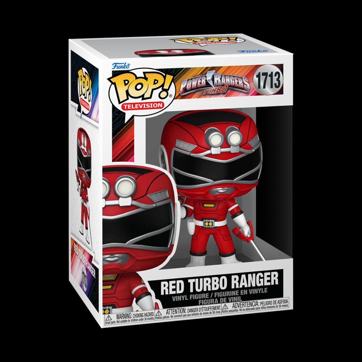 POWER RANGERS GENERATION - POP FUNKO VINYL FIGURE 1713 RED TURBO RANGER 9CM