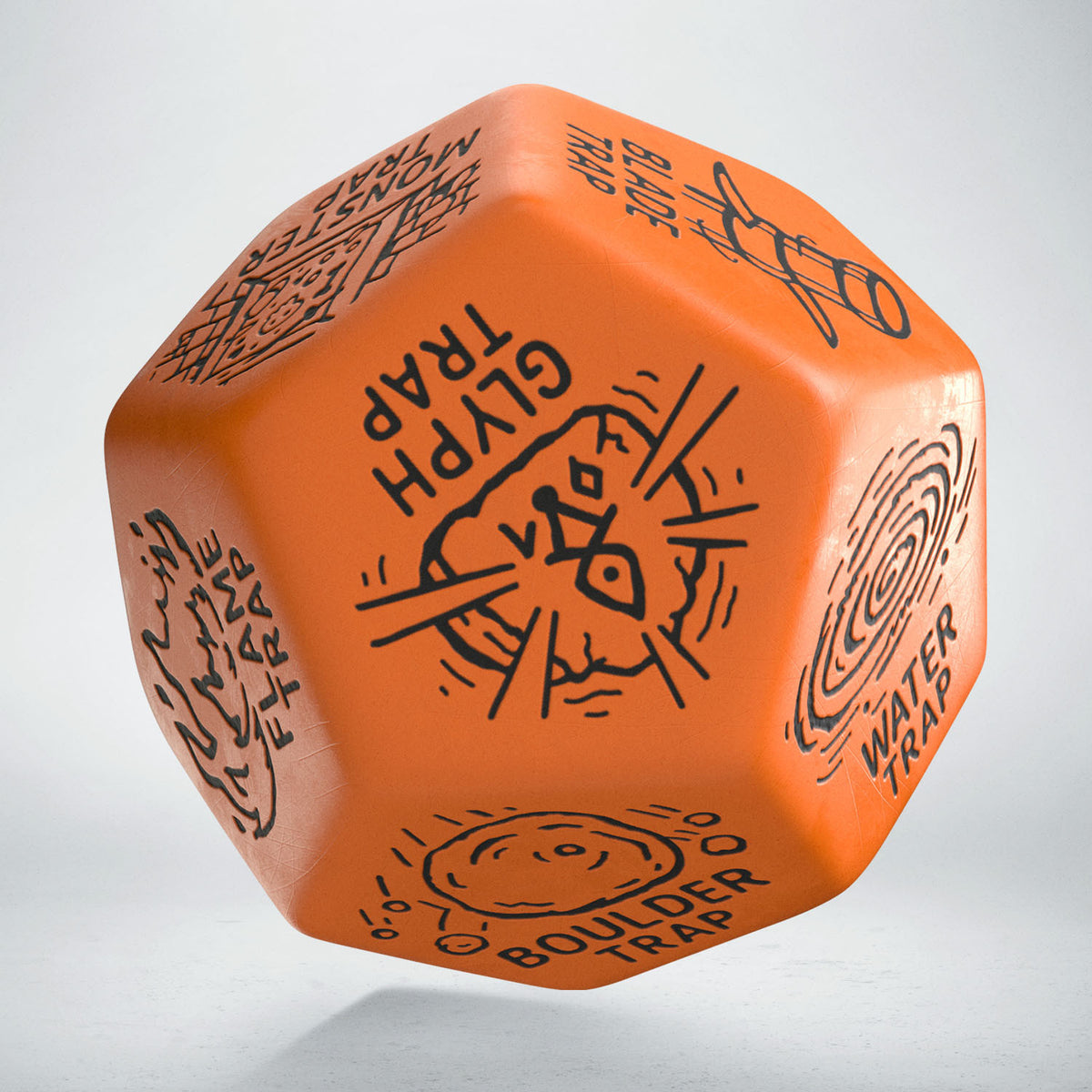 12VTPG02 - TRAP GENERATOR DIE: ORANGE&BLACK