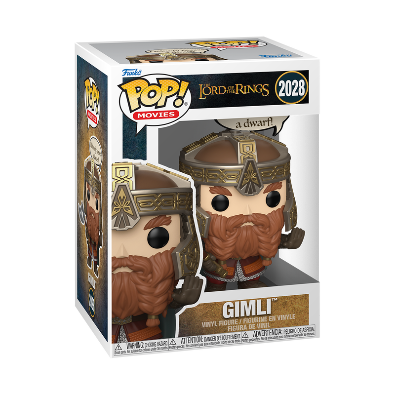 THE LORD OF THE RINGS S11 - POP FUNKO VINYL FIGURE 2028 GIMLI 9CM