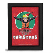 TGGKRA101 - NARUTO SHIPPUDEN - BLACK KRAFT FRAME (15X20) - TRAINING FOR CHRISTMAS
