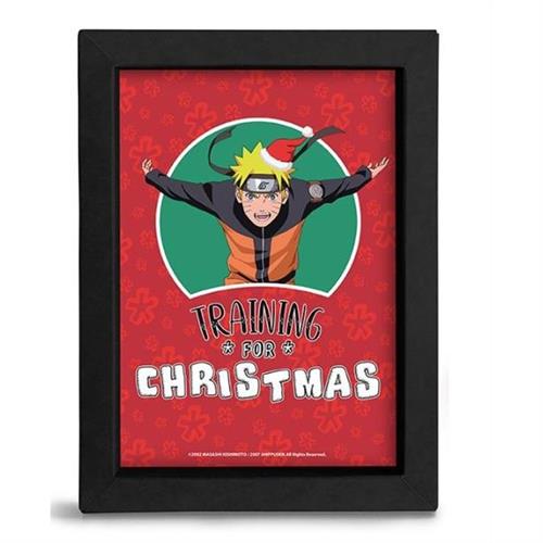 TGGKRA101 - NARUTO SHIPPUDEN - BLACK KRAFT FRAME (15X20) - TRAINING FOR CHRISTMAS