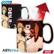 ABYMUGA602 - CHAINSAW MAN - MUG HEAT CHANGE 460ML - DENJI & AKI