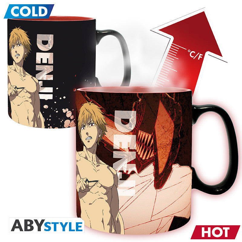 ABYMUGA602 - CHAINSAW MAN - MUG HEAT CHANGE 460ML - DENJI & AKI