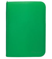 15893 - VIVID ZIPPERED 4-POCKET PRO-BINDER - GREEN