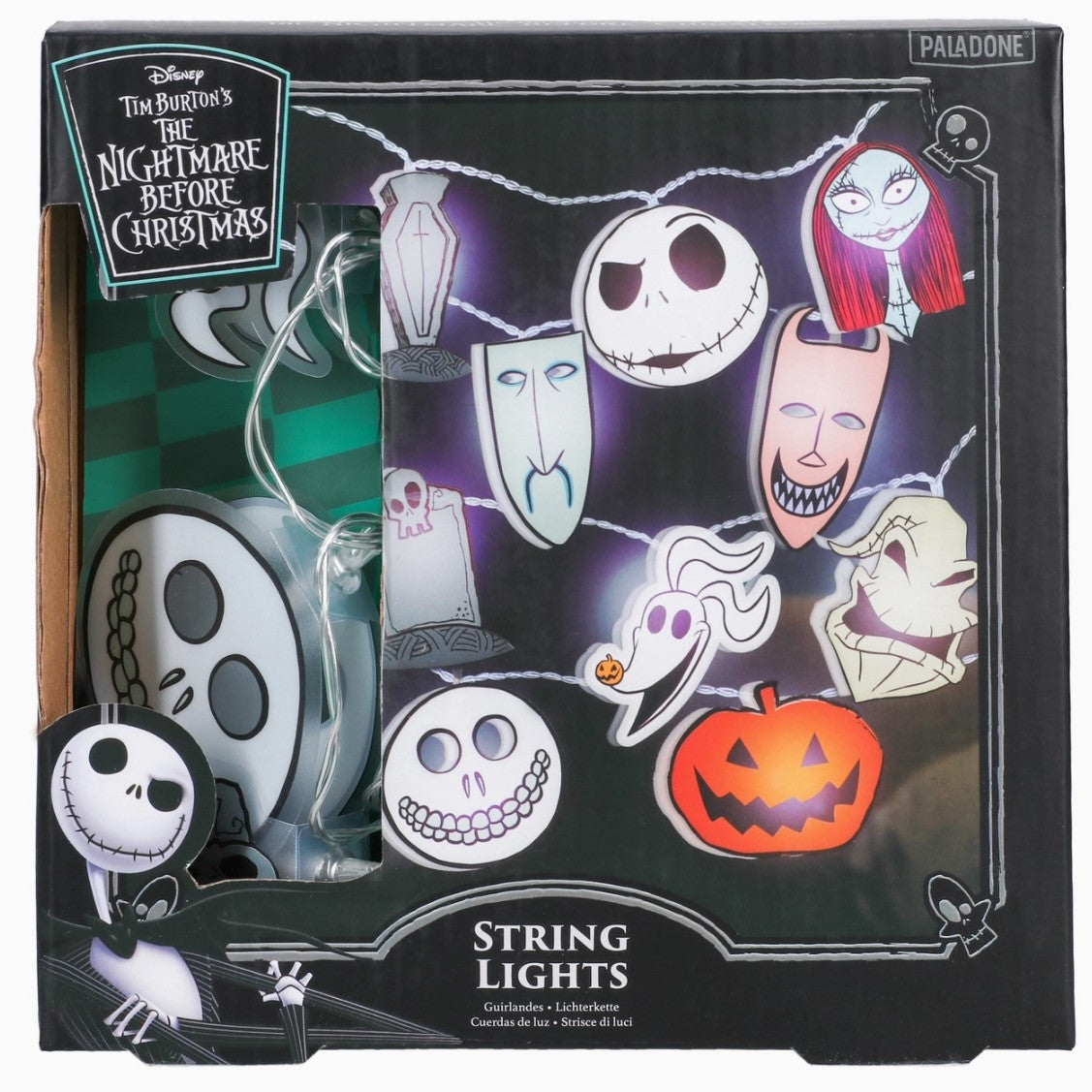 PP12362NBCV2 - NIGHTMARE BEFORE CHRISTMAS - CHARACTER STRING LIGHTS