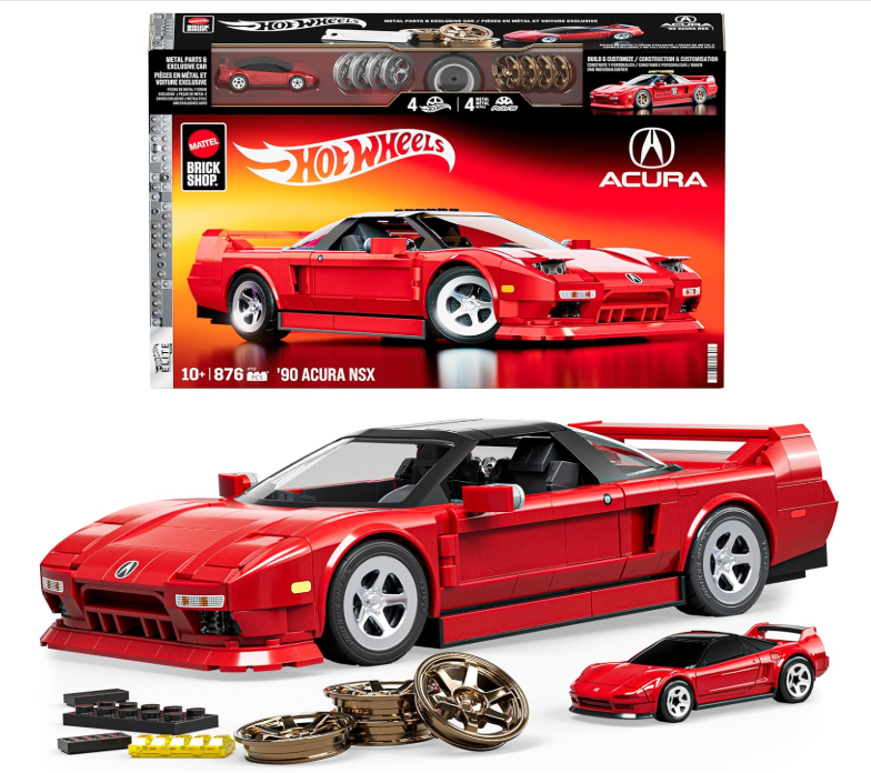 JFT17 - BRICK SHOP X HOT WHEELS - ACURA NSX - SET DA COSTRUIRE