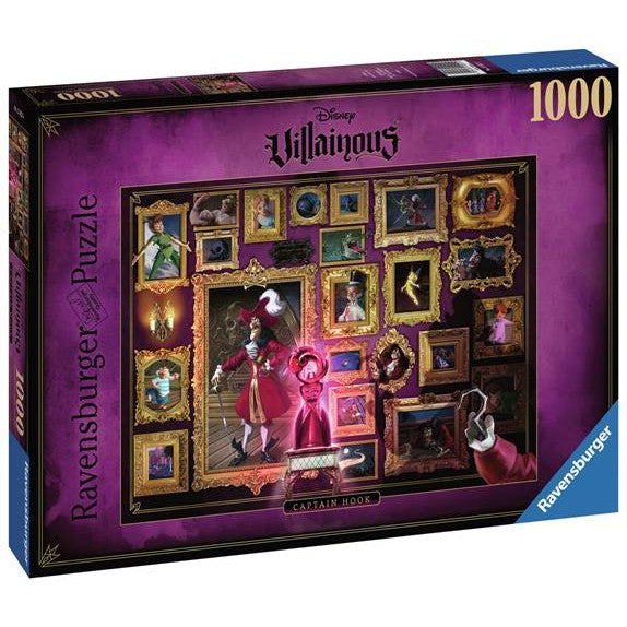 15022 9 - DISNEY - PUZZLE 1000 PEZZI - VILLAINOUS: CAPTAIN HOOK