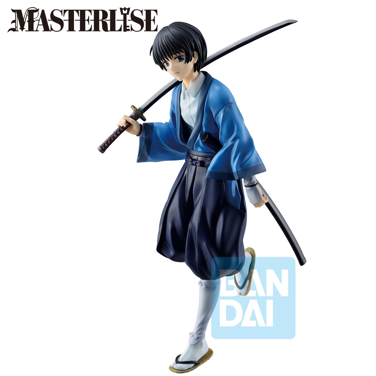 68903 - RUROUNI KENSHIN - ICHIBANSHO FIGURE FROM ICHIBAN KUJI MEIJI SWORDSMAN ROMANTIC STORY PART TWO - SOJIRO SETA - STATUA 23CM