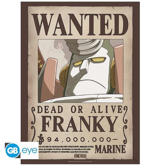 GBYDCO235 - ONE PIECE - POSTER (52X38) - WANTED FRANKY