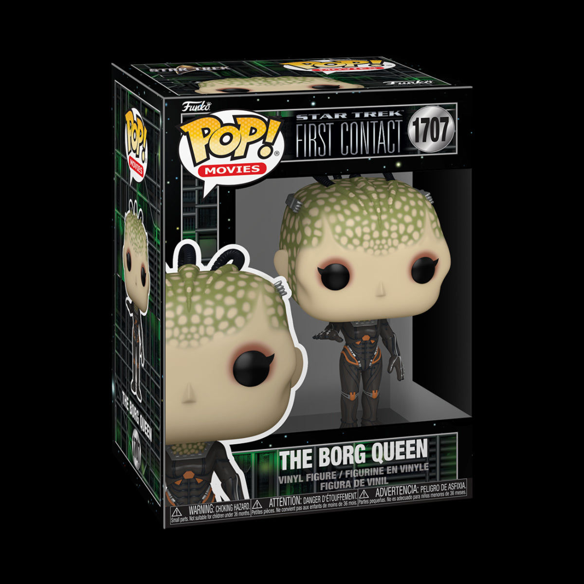 STAR TREK: FIRST CONTACT- POP FUNKO VINYL FIGURE 1707 THE BORG QUEEN 9CM