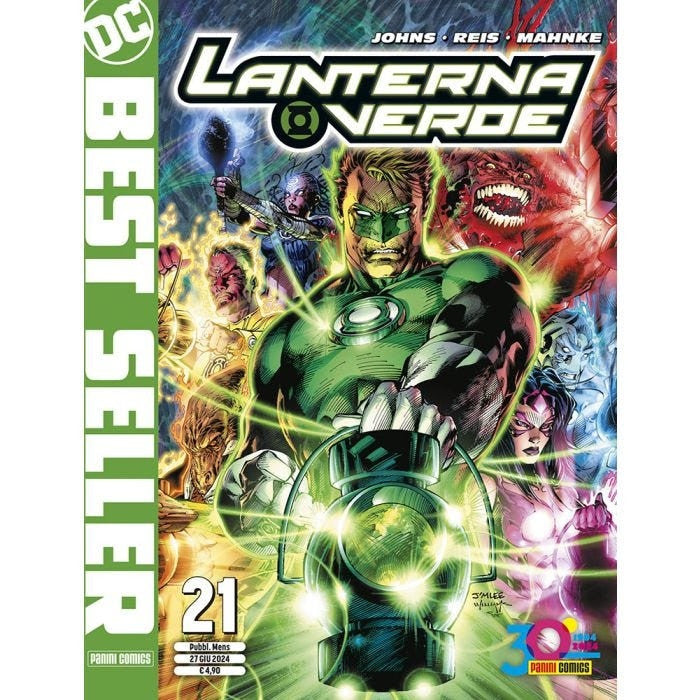DC BEST SELLER - LANTERNA VERDE DI GEOFF JOHNS VOL.21