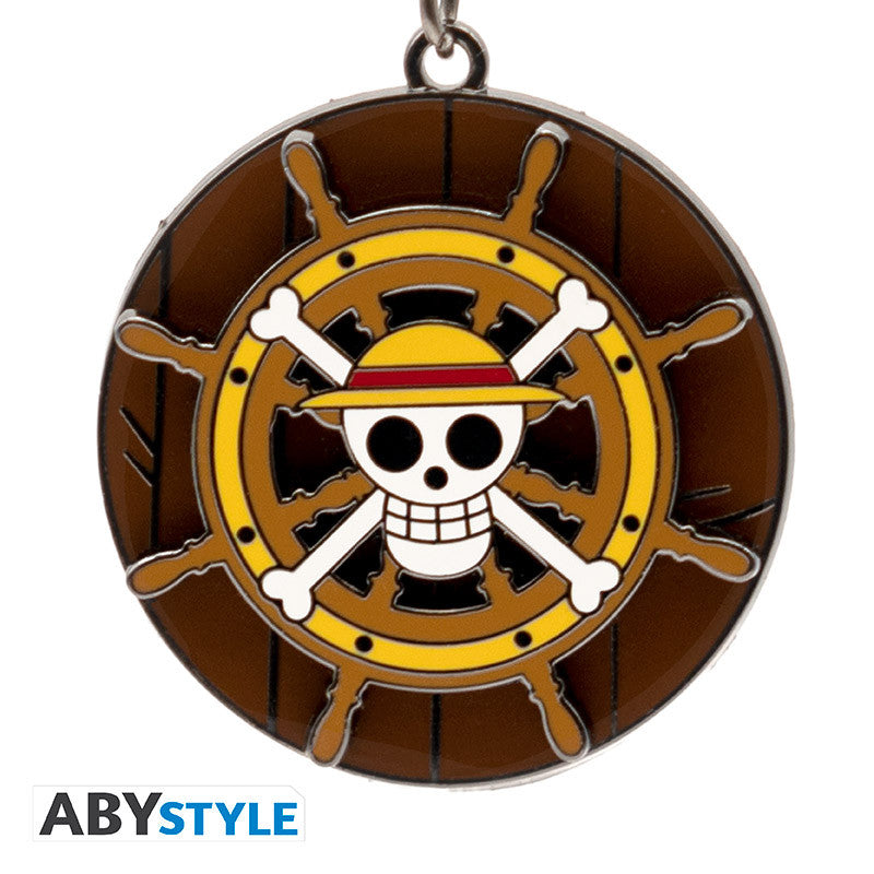 ABYKEY615 - ONE PIECE - MOVING KEYCHAIN - THOUSAND SUNNY'S HELM