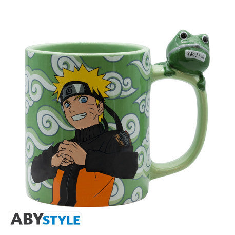 ABYMUGA489 - NARUTO SHIPPUDEN - MUG 3D HANDLE - NARUTO AND GAMA - CHAN