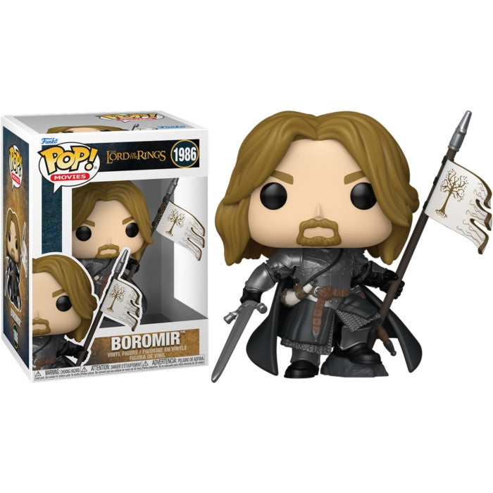 THE LORD OF THE RINGS S10 - POP FUNKO VINYL FIGURE 1986 BOROMIR 9CM