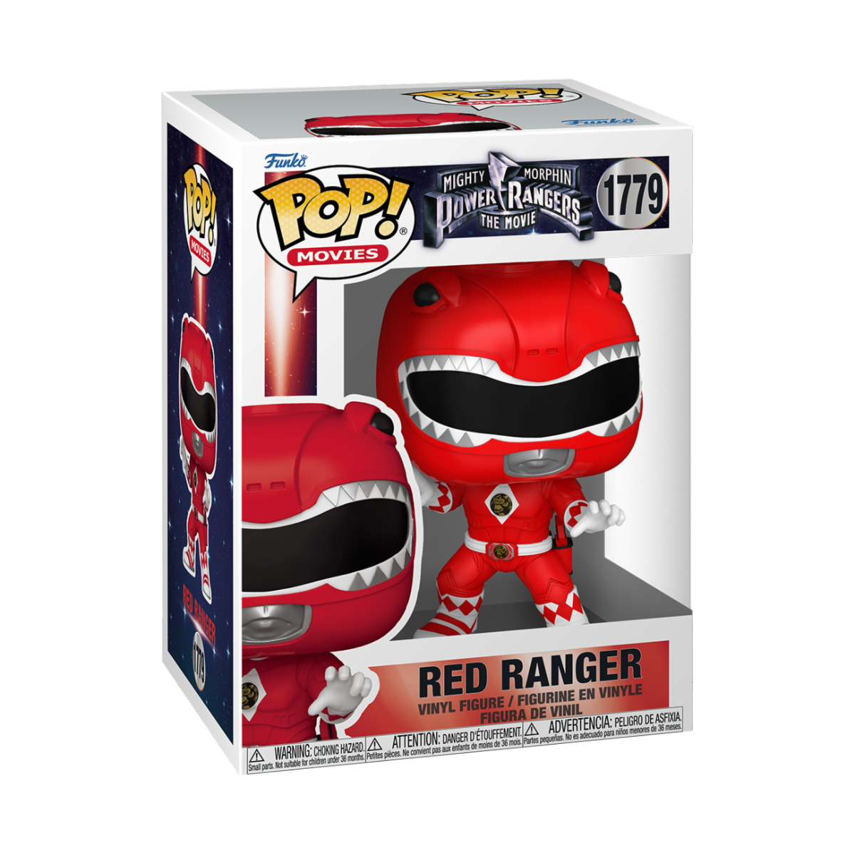 MIGHTY MORPHIN POWER RANGER: THE MOVIE - POP FUNKO VINYL FIGURE 1779 RED RANGER 9CM