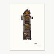 HPSBS06S - HARRY POTTER - SPELLBINDING SHOPS: POTAGE'S CAULDRON SHOP - ART PRINT