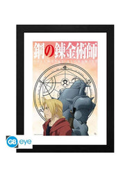 GBYDCO322 - FULLMETAL ALCHEMIST - FRAMED POSTER (30.5X40.6) - ELRIC BROTHERS