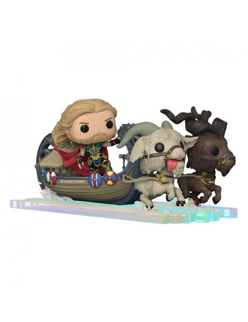 MARVEL - THOR: LOVE & THUNDER - POP FUNKO VINYL FIGURE RIDE SUPER DELUXE 290 THOR W/GOAT BOAT 15CM
