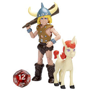 DUNGEONS & DRAGONS - SERIE ANIMATA - BOBBY & UNI - ACTION FIGURE 15CM