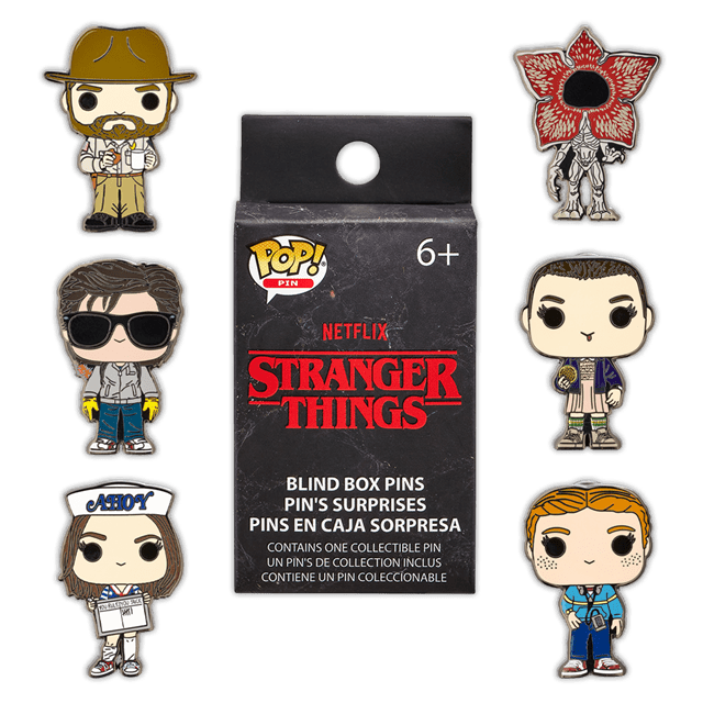 STRANGER THINGS - BLIND BOX POP PIN ENAMEL - CHARACTERS - PEZZO SINGOLO