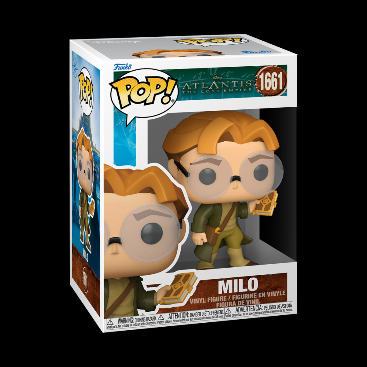 DISNEY: ATLANTIS THE LOST KINGDOM - POP FUNKO VINYL FIGURE 1661 MILO 9CM