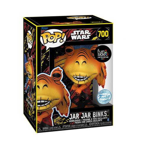 STAR WARS: PHANTOM MENACE 25TH ANNIVERSARY - POP FUNKO VINYL FIGURE 700 JAR JAR (RETRO) 9CM FUNSIDE20 EXCL