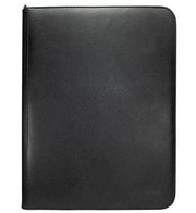 15907 - VIVID ZIPPERED 9-POCKET PRO-BINDER - BLACK