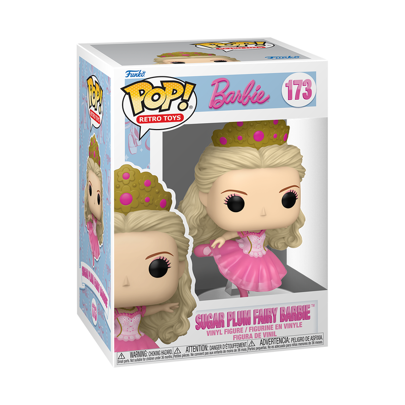 BARBIE IN THE NUTCRACKER - POP FUNKO VINYL FIGURE 173 SUGAR PLUM FAIRY BARBIE (ARABESQUE) 9CM