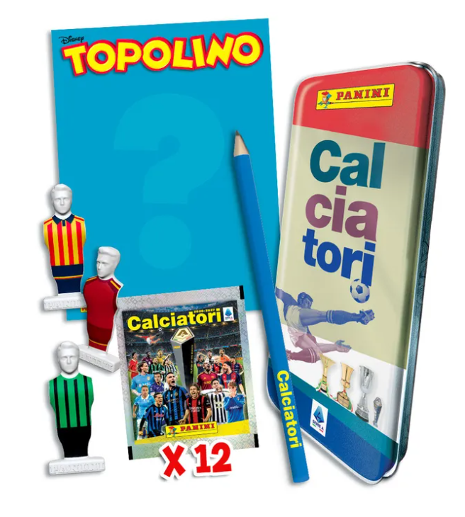 TOPOLINO 3702 CON PENCIL TIN CALCIATORI 2026-2027
