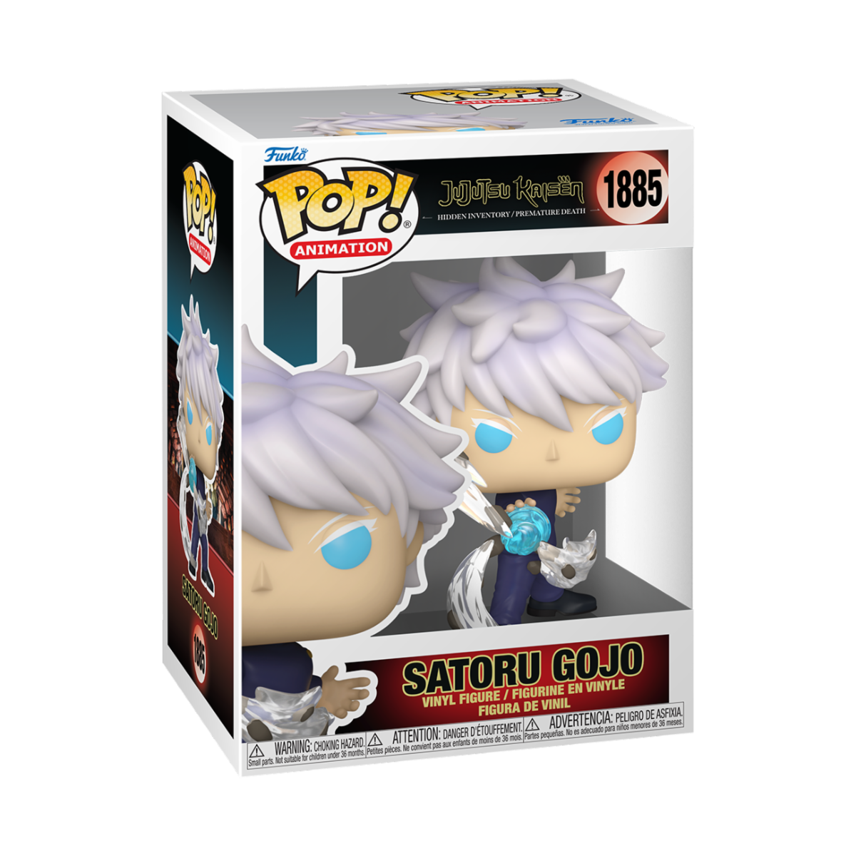 JUJUTSU KAISEN - POP FUNKO VINYL FIGURE 1885 GOJO (HIDDEN INV) 9CM