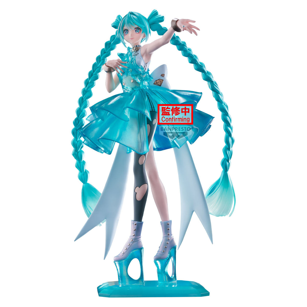 29326 - HATSUNE MIKU - CLEARLUXE - EMERALD GEM - STATUA 28CM