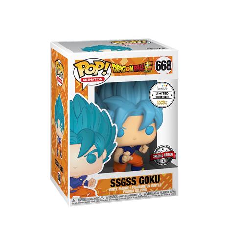 DRAGON BALL SUPER - POP FUNKO VINYL FIGURE 668 SSGSS GOKU 9CM GA EXCL