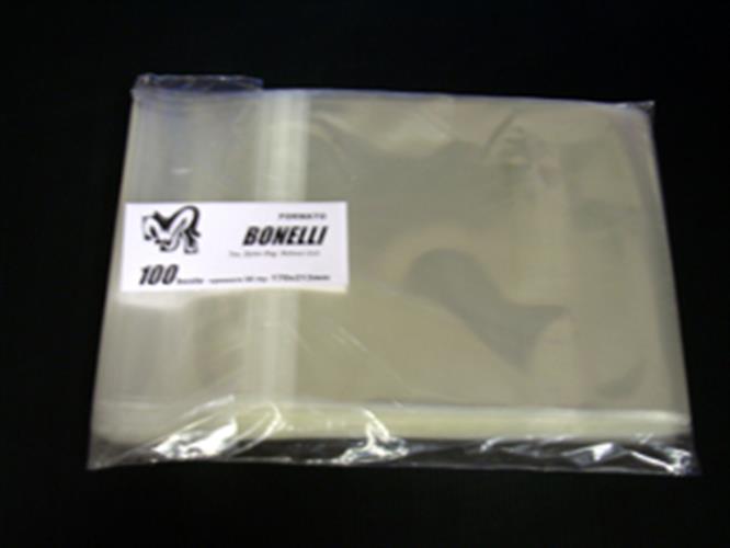 WR02 100 BUSTE PROTETTIVE BONELLI BOOK 17,6 X 22,7