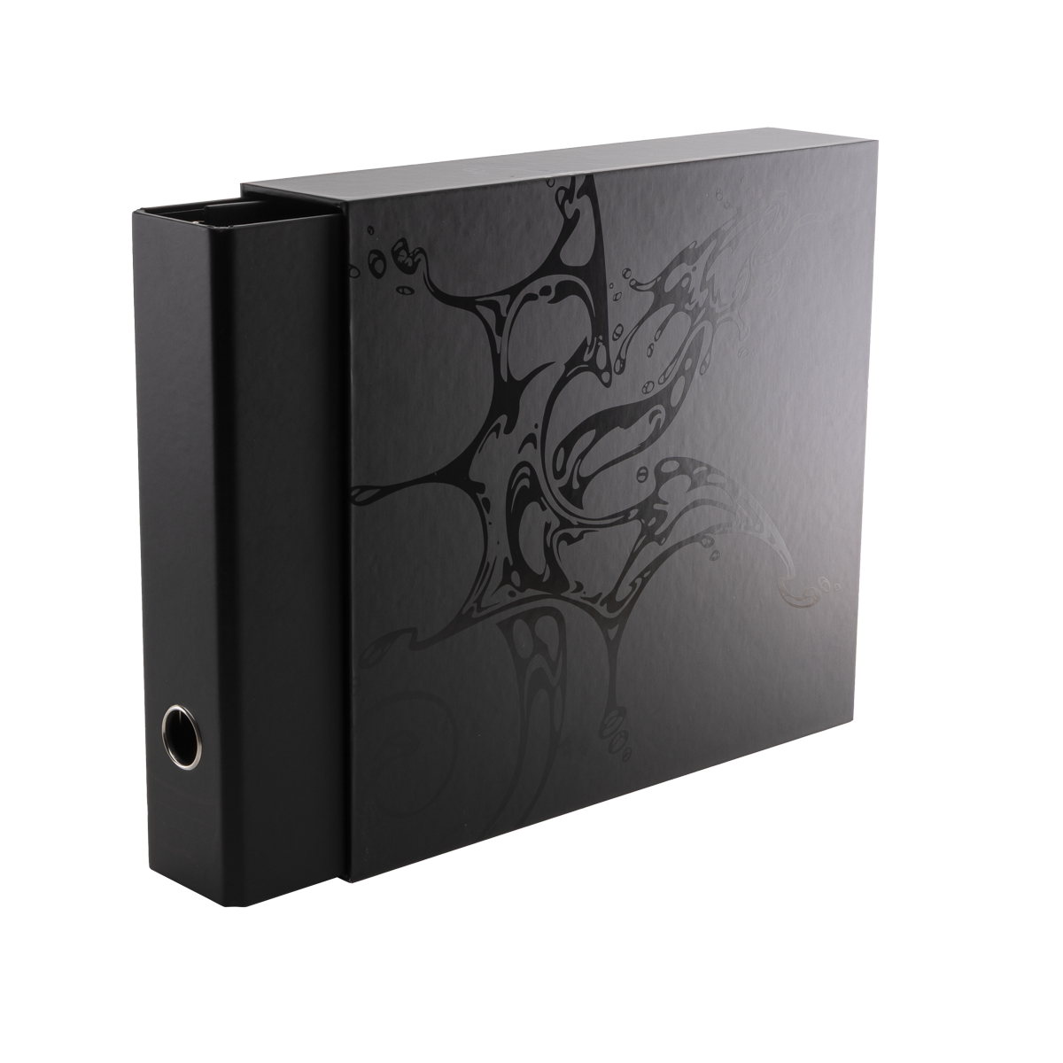 AT-33605 - PORTACARTE A 4 ANELLI - SANCTUARY NERO