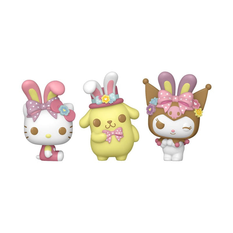 SANRIO - POP FUNKO POCKET EGG VINYL FIGURE 3-PACK - HELLO KITTY
