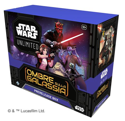 PRERELEASE BOX - STAR WARS UNLIMITED - OMBRE SULLA GALASSIA - ITA