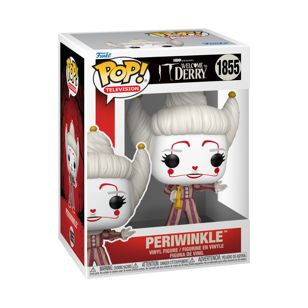WELCOME TO DERRY - POP FUNKO VINYL FIGURE 1855 PERIWINKLE 9CM